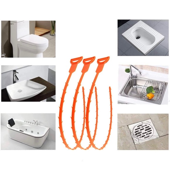 Unused 3 Pack - 25 Inch Drain Snake Tool - Picture 3 of 7